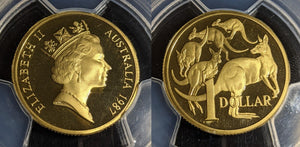 1987 Proof One Dollar $1 Australia PCGS PR69DCAM FDC UNC #2951