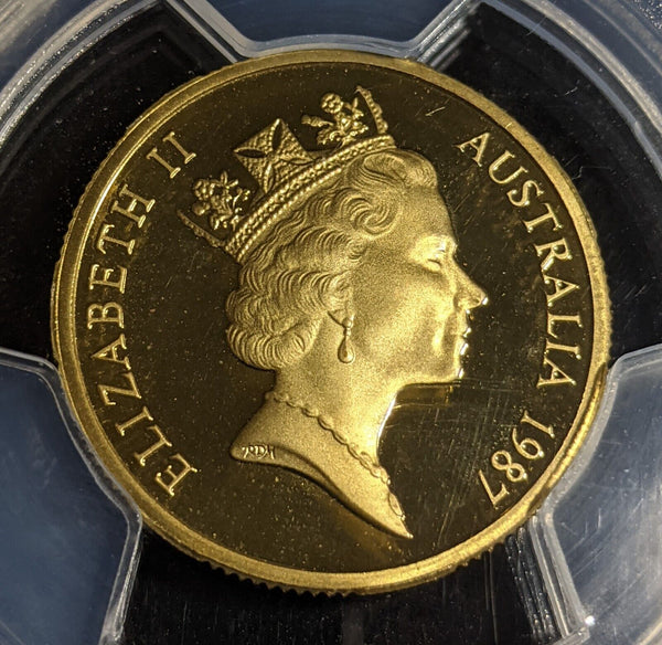 1987 Proof One Dollar $1 Australia PCGS PR69DCAM FDC UNC #2951