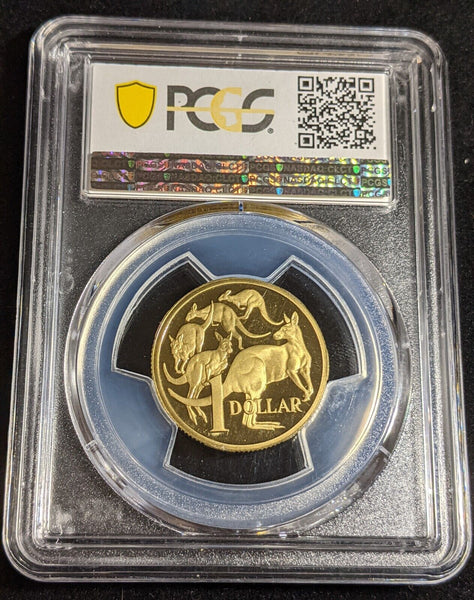 1987 Proof One Dollar $1 Australia PCGS PR69DCAM FDC UNC #2951