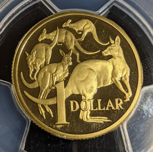 1987 Proof One Dollar $1 Australia PCGS PR69DCAM FDC UNC #2951
