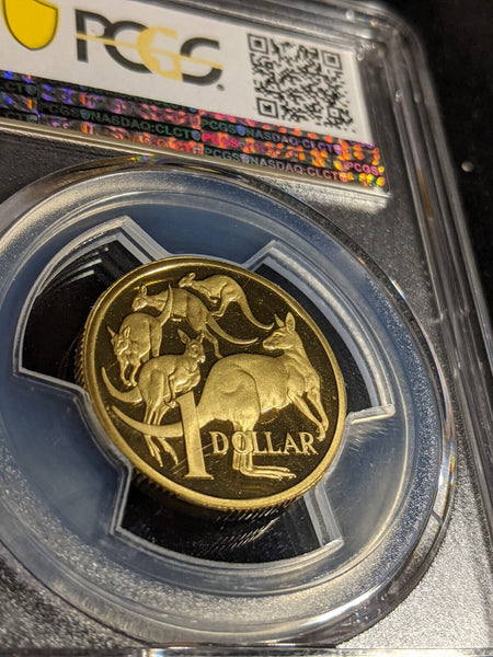 1987 Proof One Dollar $1 Australia PCGS PR69DCAM FDC UNC #2951