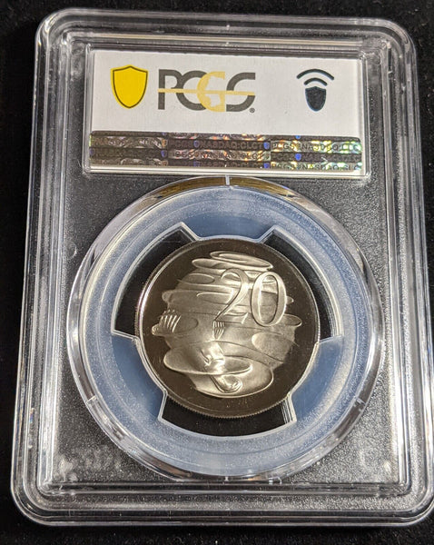 1975 Proof Twenty Cent 20c Australia PCGS PR69DCAM FDC UNC #2959