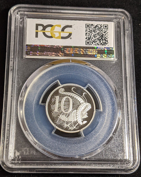 2003 Proof Silver Ten Cent 10c Australia PCGS PR70DCAM FDC UNC #2961