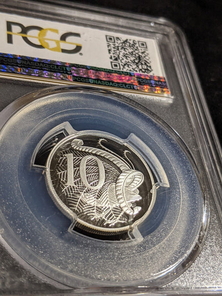 2003 Proof Silver Ten Cent 10c Australia PCGS PR70DCAM FDC UNC #2961