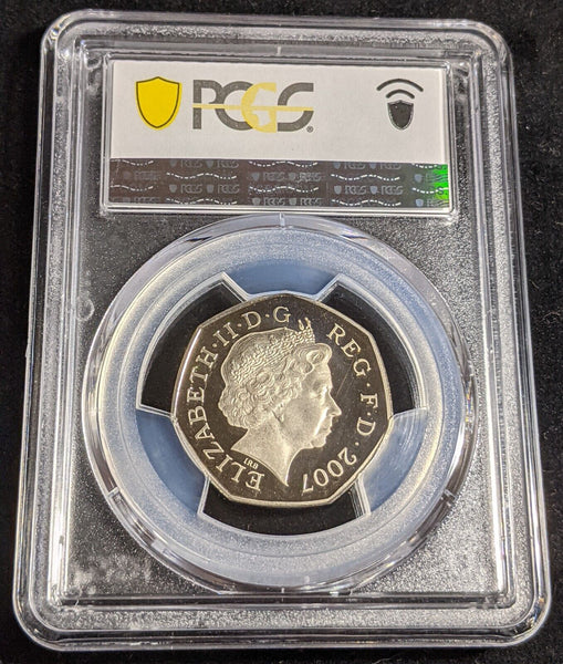 Great Britain 2007 Proof Fifty Pence 50p Scouting Ann. S-H17 PCGS PR69DCAM #2964