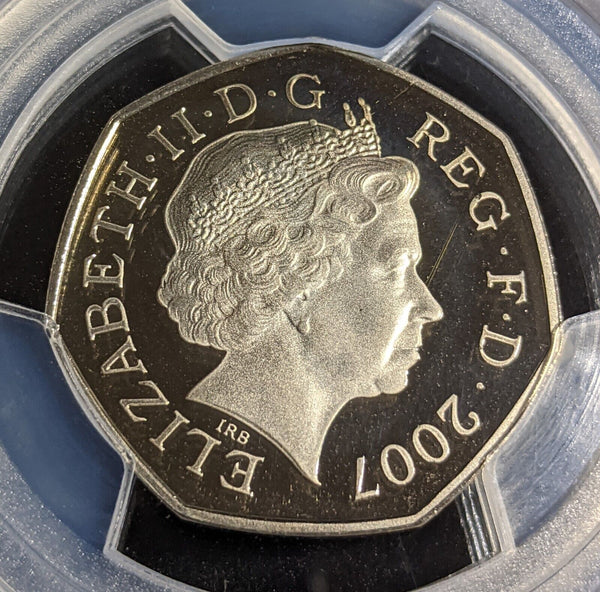 Great Britain 2007 Proof Fifty Pence 50p Scouting Ann. S-H17 PCGS PR69DCAM #2964
