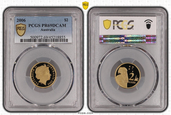 2006 Proof Two Dollar $2 Australia PCGS PR69DCAM FDC UNC #2966