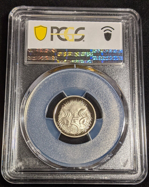 1992 Proof Five Cent 5c Australia PCGS PR68DCAM FDC UNC #2968