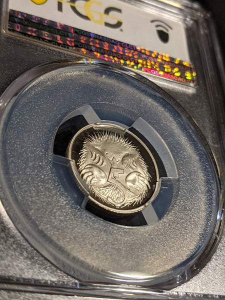 1992 Proof Five Cent 5c Australia PCGS PR68DCAM FDC UNC #2968
