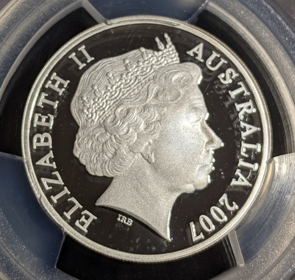 2007 Proof Silver Twenty Cent 20c Surf Lifesaver Australia PCGS PR69DCAM #2971