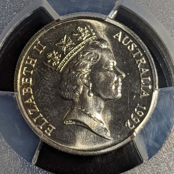 1992 Five Cent 5c Australia PCGS MS67 FDC GEM UNC #2972