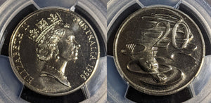 1996 Twenty Cent 20c Australia PCGS MS67 FDC GEM UNC #2973