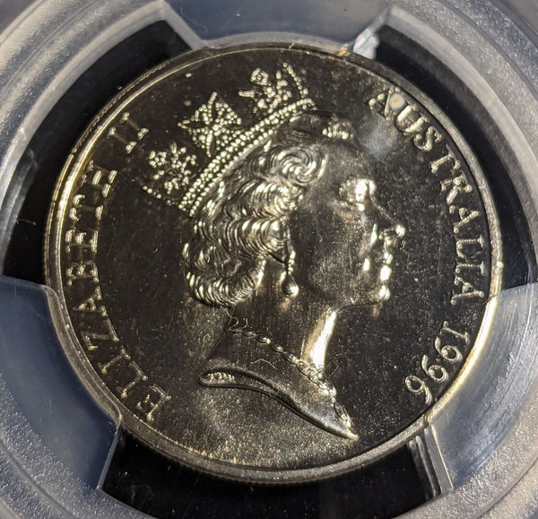 1996 Twenty Cent 20c Australia PCGS MS67 FDC GEM UNC #2973