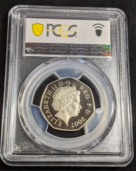 Great Britain 2007 Proof Fifty Pence 50p Scouting Ann. S-H17 PCGS PR69DCAM #2981
