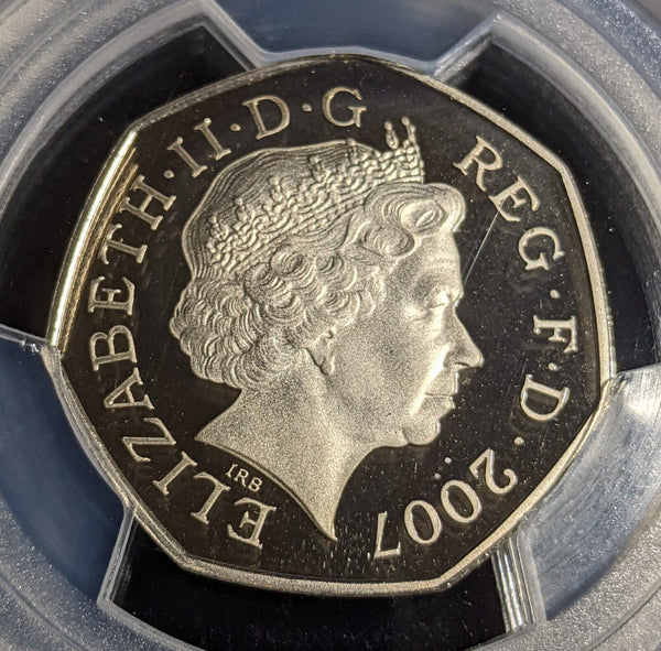 Great Britain 2007 Proof Fifty Pence 50p Scouting Ann. S-H17 PCGS PR69DCAM #2981
