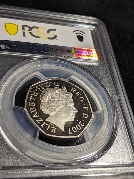Great Britain 2007 Proof Fifty Pence 50p Scouting Ann. S-H17 PCGS PR69DCAM #2981