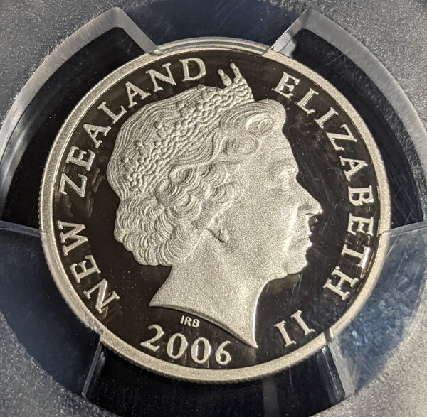 New Zealand 2006 Proof Ten Cent 10c PCGS PR70DCAM FDC UNC POP 1/0 #2984