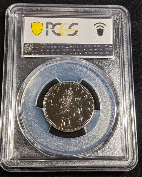 Great Britain 2008 Ten Pence 10p S-F5 PCGS MS65 GEM UNC #2987
