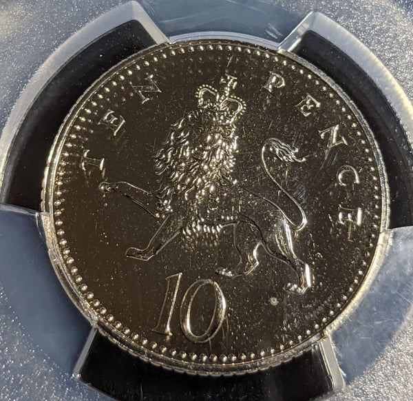 Great Britain 2008 Ten Pence 10p S-F5 PCGS MS65 GEM UNC #2987