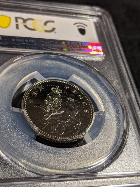 Great Britain 2008 Ten Pence 10p S-F5 PCGS MS65 GEM UNC #2987