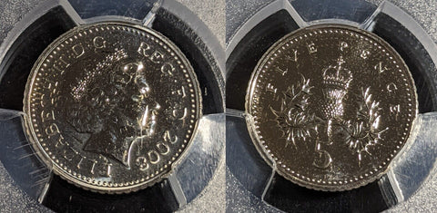 Great Britain 2008 Proof Five Pence 5p S-D5 PCGS MS66 GEM UNC #2988