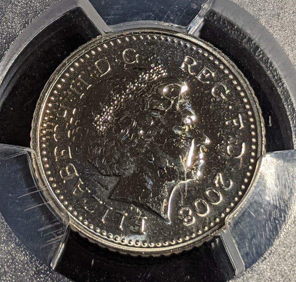 Great Britain 2008 Proof Five Pence 5p S-D5 PCGS MS66 GEM UNC #2988