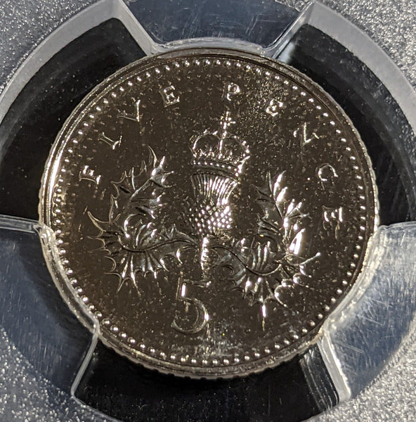 Great Britain 2008 Proof Five Pence 5p S-D5 PCGS MS66 GEM UNC #2988
