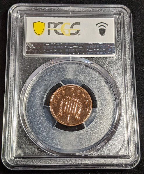 Great Britain 2008 One Pence 1P S-B5 PCGS MS67RD FDC GEM UNC #2989