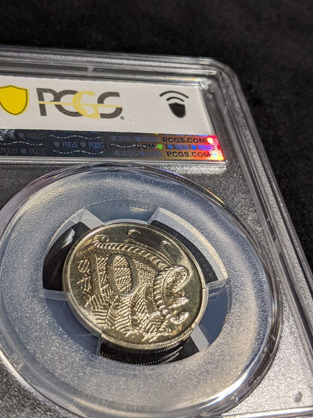 1987 Ten Cent 10c Australia PCGS MS67 FDC GEM UNC #2991