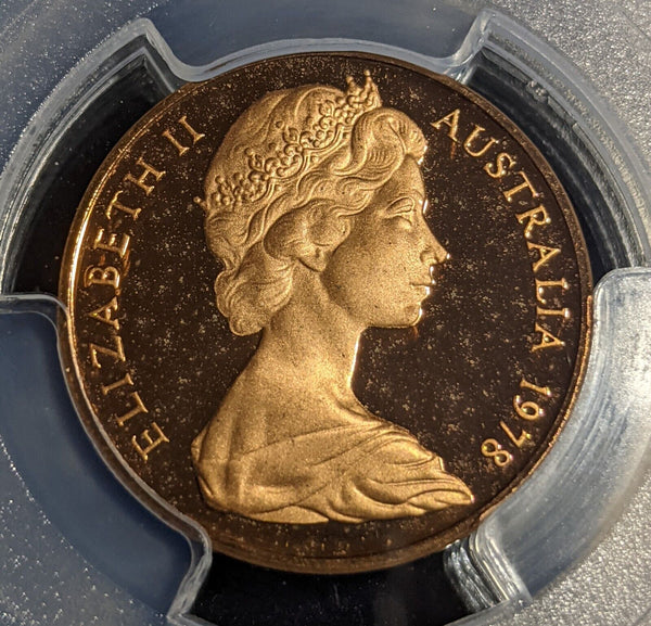 1978 Proof Two Cent 2c Australia PCGS PR66DCAM GEM UNC #2997