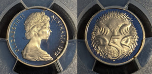 1979 Proof Five Cent 5c Australia PCGS PR68DCAM FDC UNC #2998