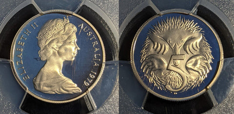 1979 Proof Five Cent 5c Australia PCGS PR68DCAM FDC UNC #2998