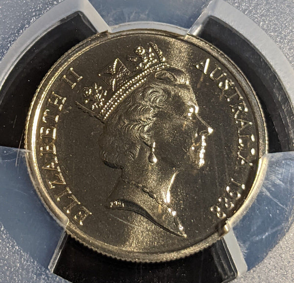 1988 Five Cent 5c Australia PCGS MS68 FDC GEM UNC #3002