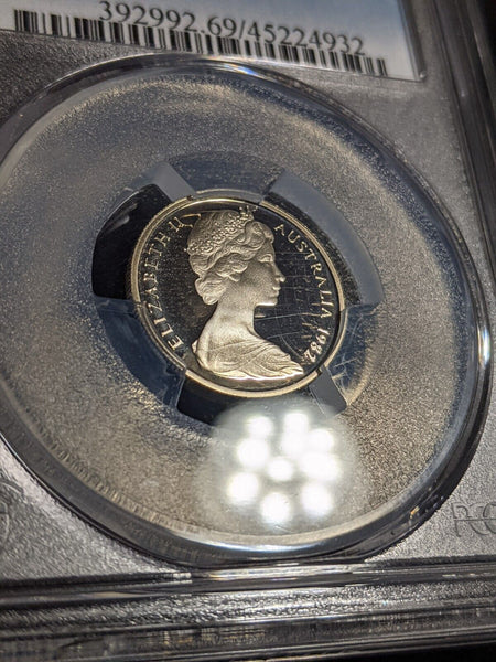 1982 Proof Five Cent 5c Australia PCGS PR69DCAM FDC UNC #3027
