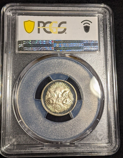 1982 Proof Five Cent 5c Australia PCGS PR69DCAM FDC UNC #3027