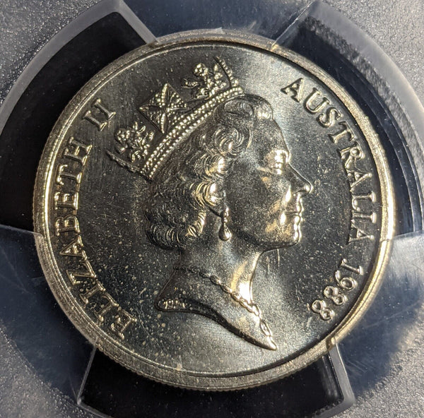 1988 Ten Cent 10c Australia PCGS MS67 FDC GEM UNC #3026