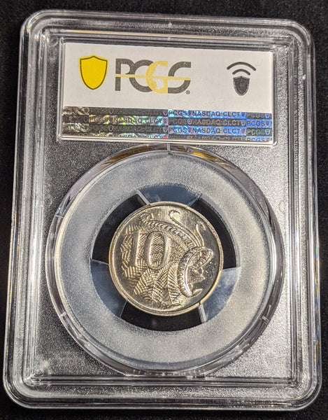 1988 Ten Cent 10c Australia PCGS MS67 FDC GEM UNC #3026