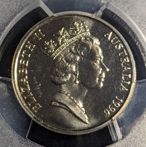 1996 Ten Cent 10c Australia PCGS MS68 FDC GEM UNC #3034