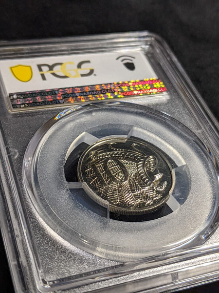 1996 Ten Cent 10c Australia PCGS MS68 FDC GEM UNC #3034