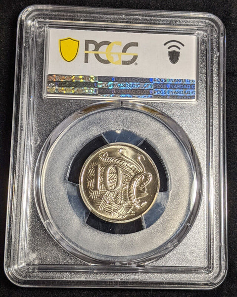 1990 Ten Cent 10c Australia PCGS MS68 FDC GEM UNC #3029