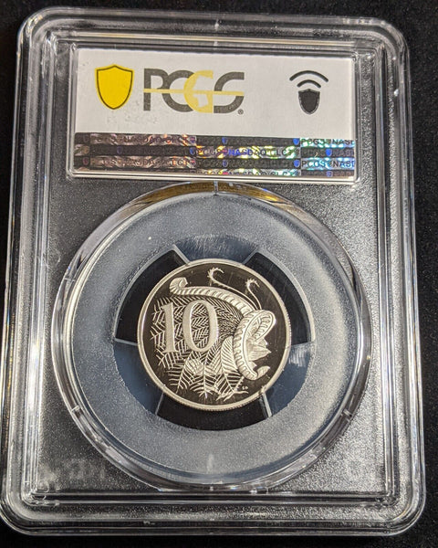 2007 Proof Ten Cent 10c Australia PCGS PR69DCAM FDC UNC #3039