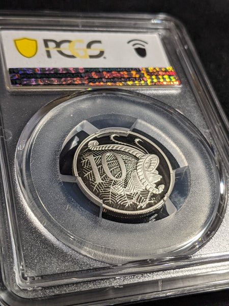2007 Proof Ten Cent 10c Australia PCGS PR69DCAM FDC UNC #3039