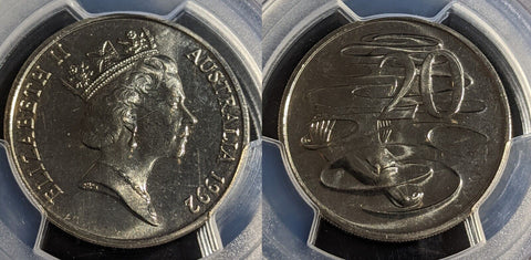 1992 Twenty Cent 20c Australia PCGS MS67 FDC GEM UNC #3042