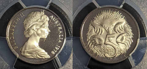 1978 Proof Five Cent 5c Australia PCGS PR69DCAM FDC UNC #3047
