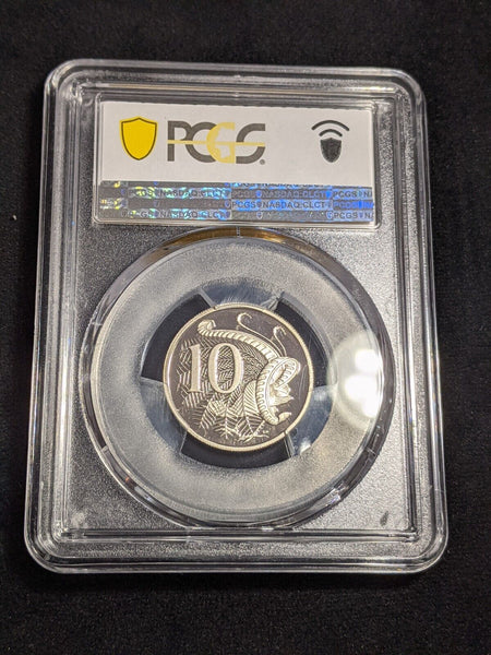 1998 Proof Ten Cent 10c Australia PCGS PR69DCAM FDC UNC #3050