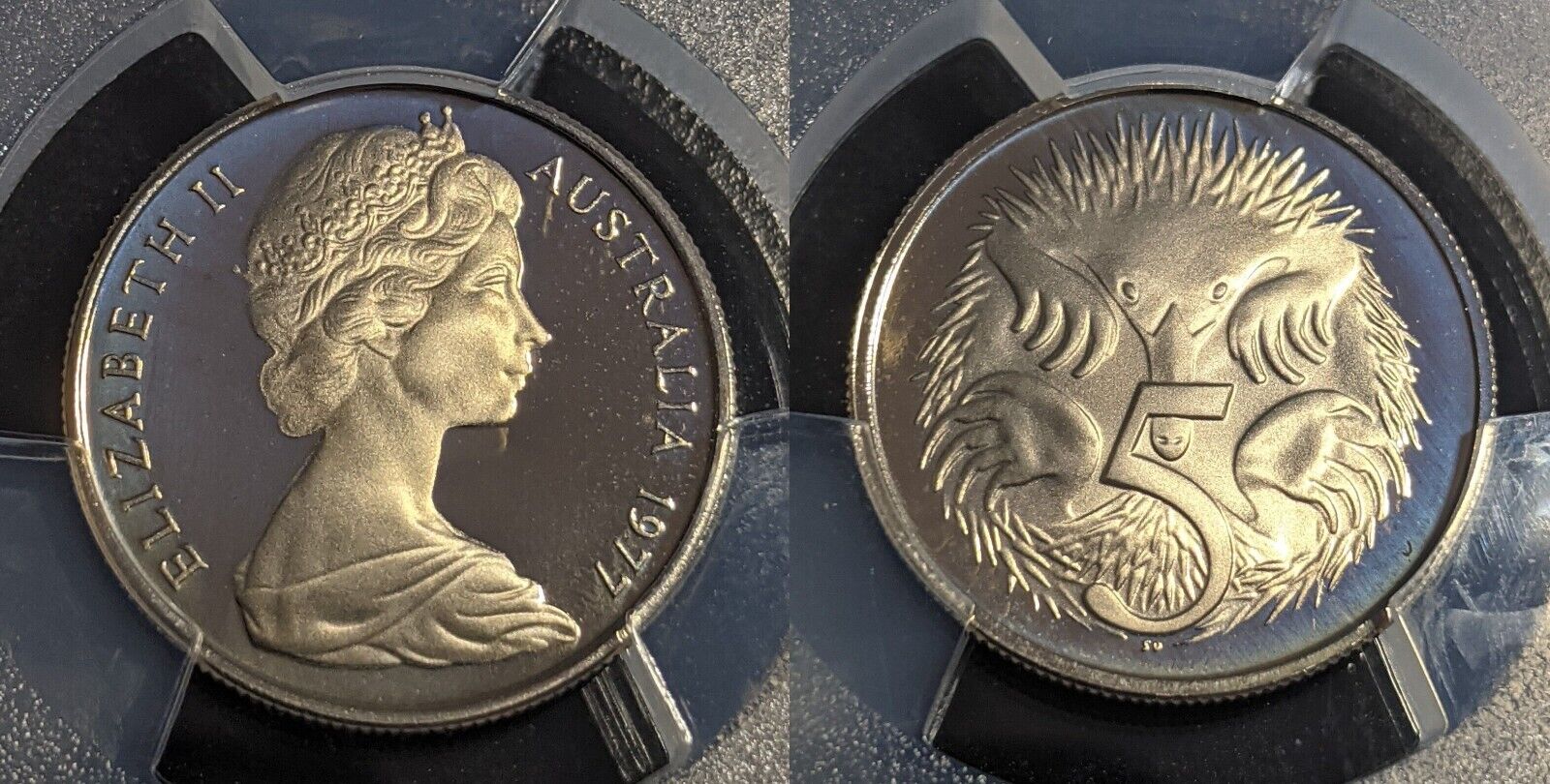 1977 Proof Five Cent 5c Australia PCGS PR69DCAM FDC UNC #3054