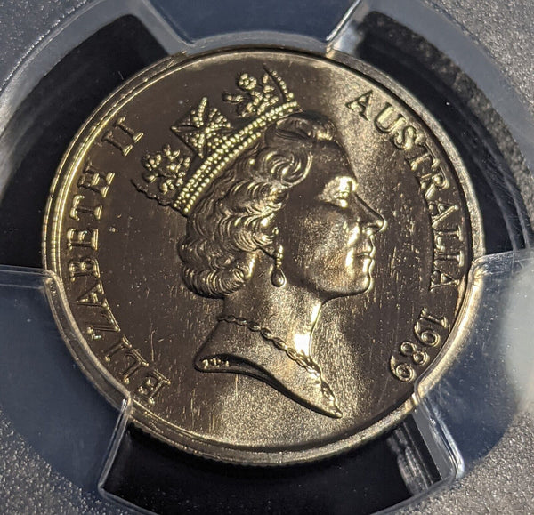 1989 Five Cent 5c Australia PCGS MS67 FDC GEM UNC #3055