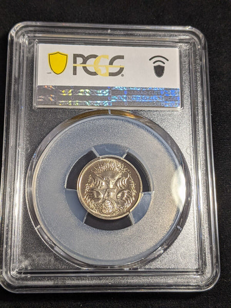 1989 Five Cent 5c Australia PCGS MS67 FDC GEM UNC #3055