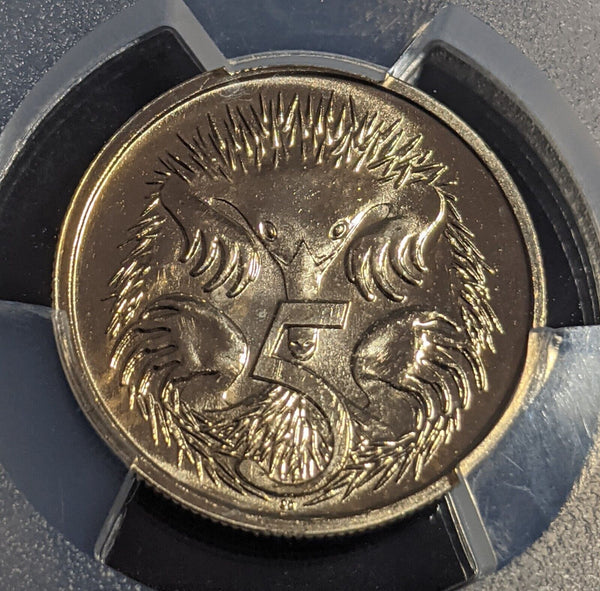 1989 Five Cent 5c Australia PCGS MS67 FDC GEM UNC #3055