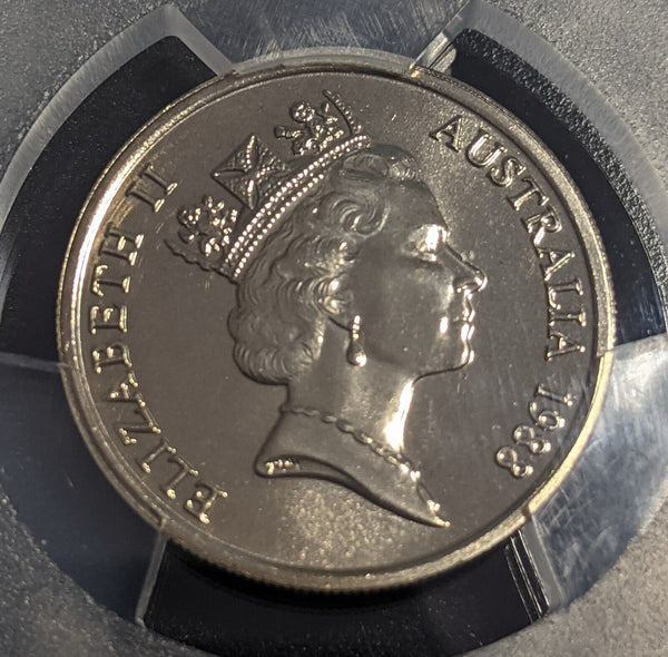1988 Ten Cent 10c Australia PCGS MS68 FDC GEM UNC #3062